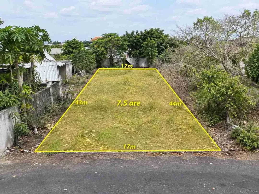 Tanah 751m² Ungasan View Laut di Kawasan Villa Premium - Image 1 of 10