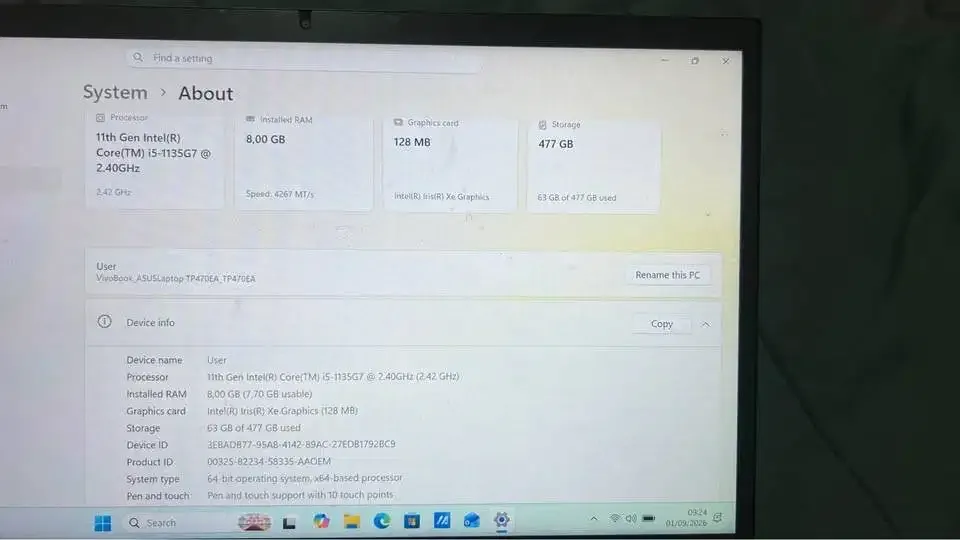 ASUS VivoBook 15 OLED K513 Laptop (11th Gen i5 / 8GB RAM / 512GB SSD) - Image 4 of 4