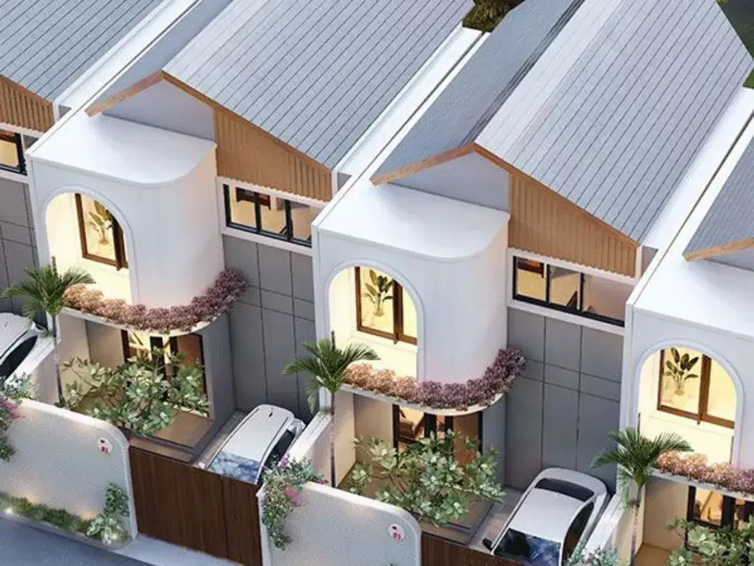 [PRM-009.BRM] Rumah Inden Modern 3 Kamar Tidur di Dalung Badung | Perumahan Elit Dekat Canggu - Image 1 of 10