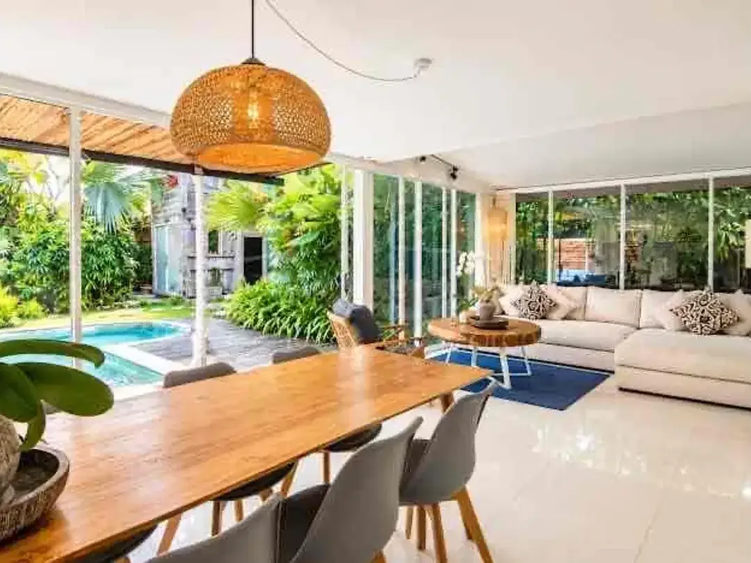Gorgeous villa 4 Are 3 Bedroom in the heart of Canggu Fully Furnished maintenance included - Image 1 of 10