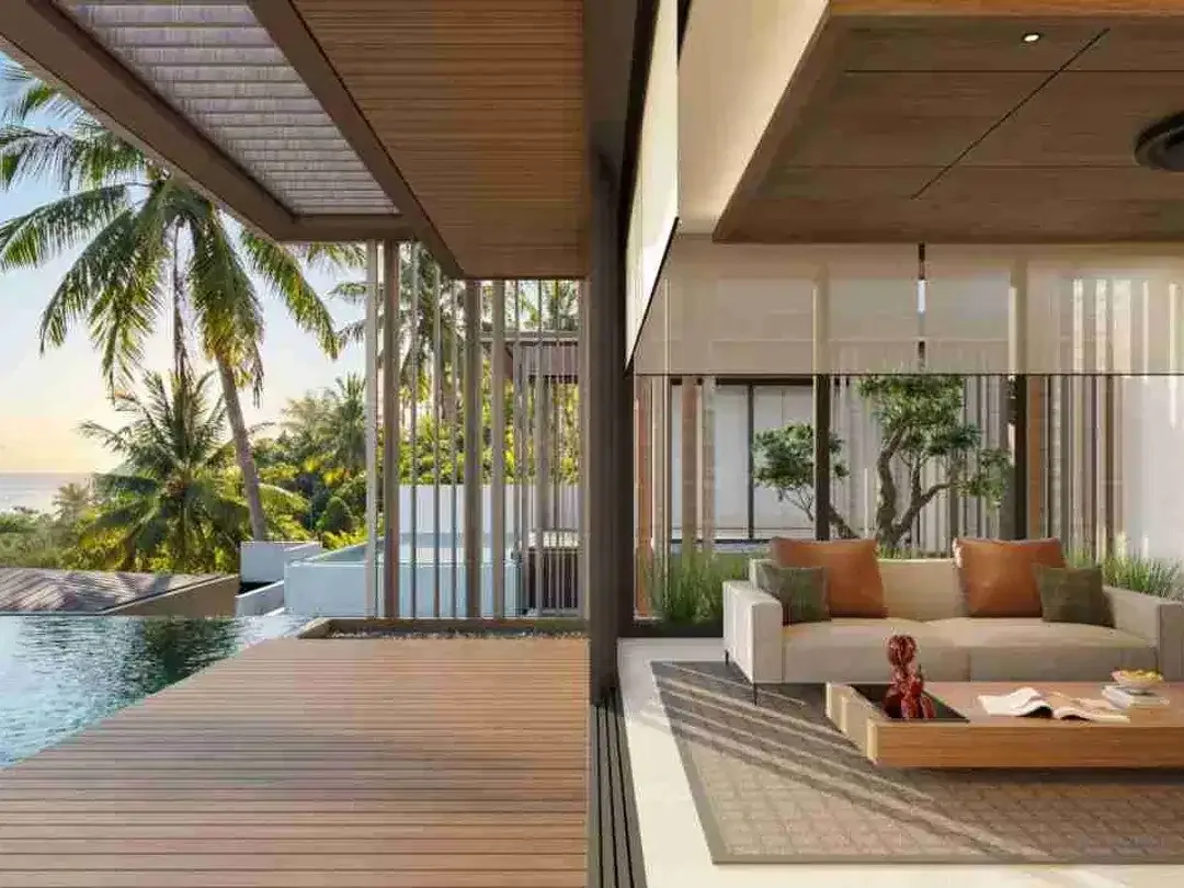 Luxury Modern Tropical Villa with Unblock Ocean View, Fully Furnished at Ungasan, Bali - Image 9 of 10