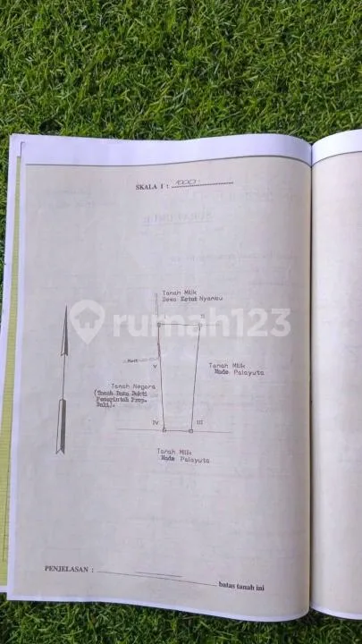 Tanah Datar Strategis Pinggir Pantai Zona Kuning, Gianyar - Image 2 of 4