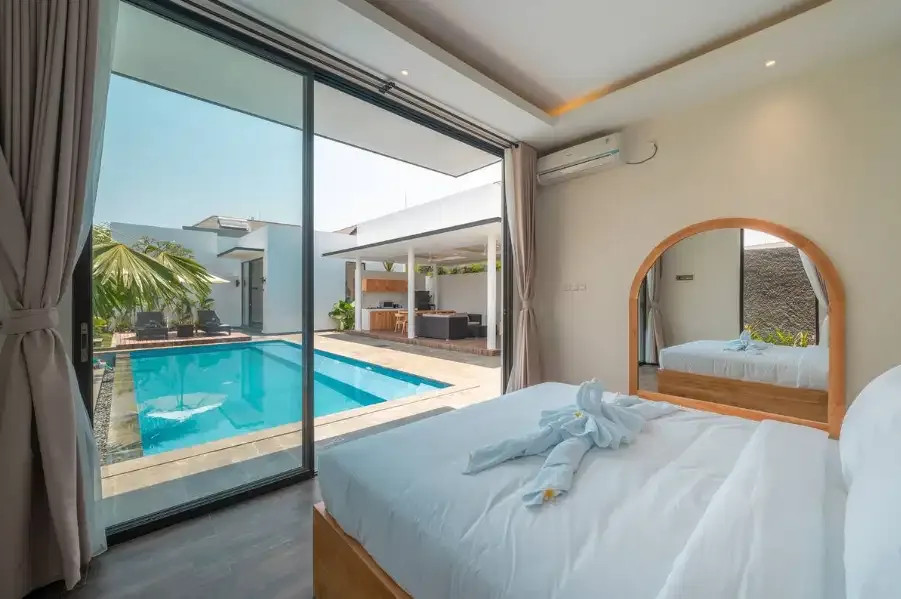VILLA LEASEHOLD MODERN BEBAS BANJIR DI SEMINYAK - Image 9 of 10