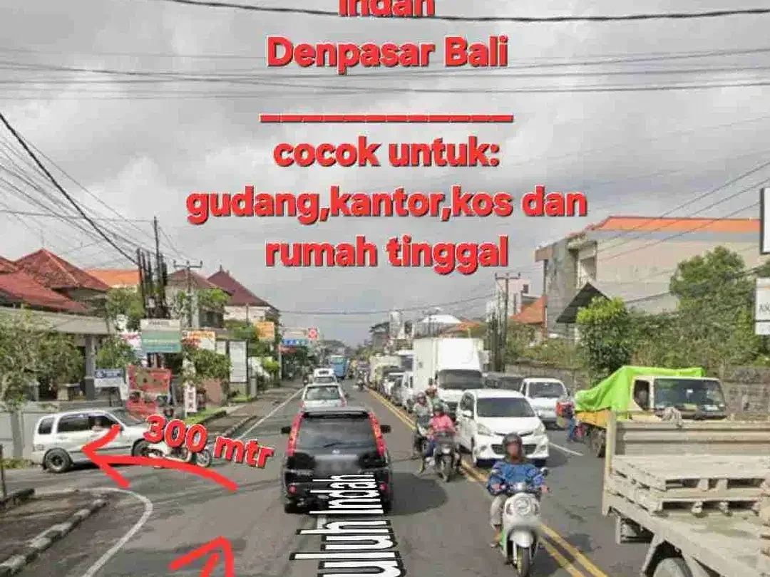 Disewakan tanah / Kontrak tanah 405m² di Buluh Indah,area Gatsu barat Dps. Cck utk Gudang, Kantor, Kos, Rmh tinggal - Image 8 of 10