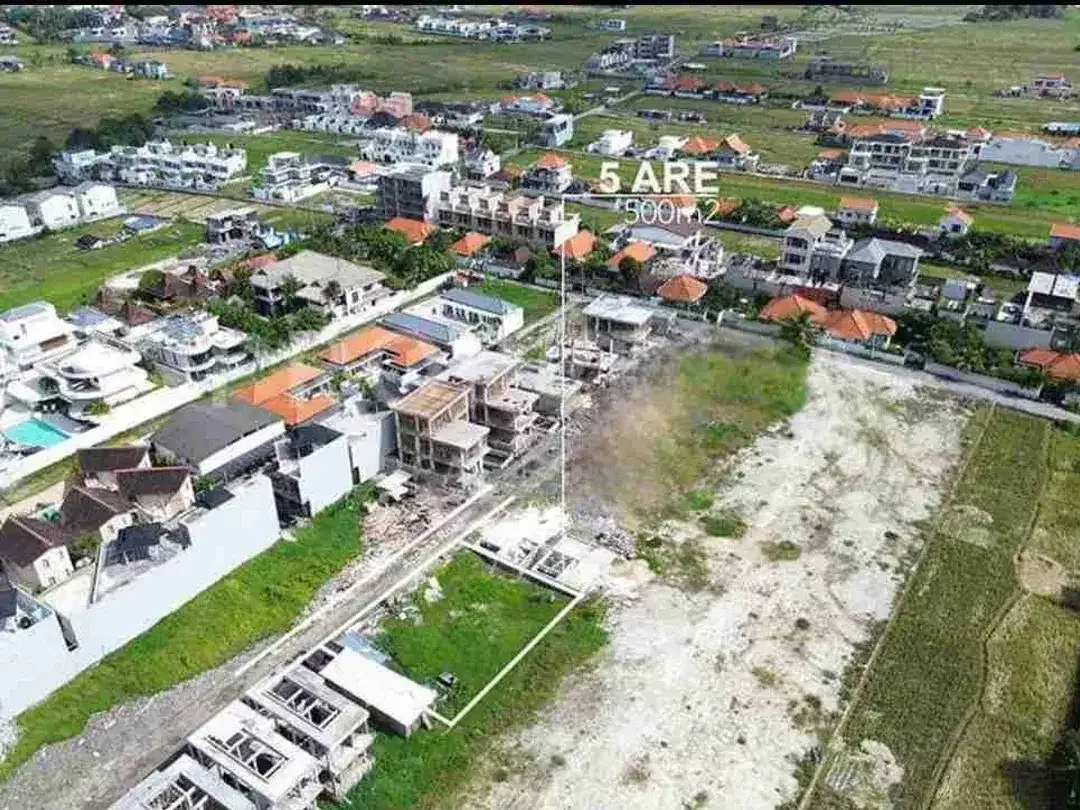 Di sewakan tanah luas 5 are lokasi premium di Seseh, hanya 1 menit berjalan kaki ke pantai Seseh. - Image 3 of 3