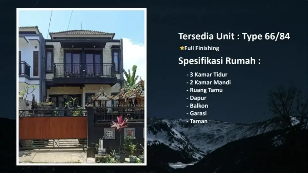 Rumah Tanpa Dp Di Grand Niravadhi Tabanan,Bali-Bayar 5 Jt Free Biaya2 - Image 6 of 9