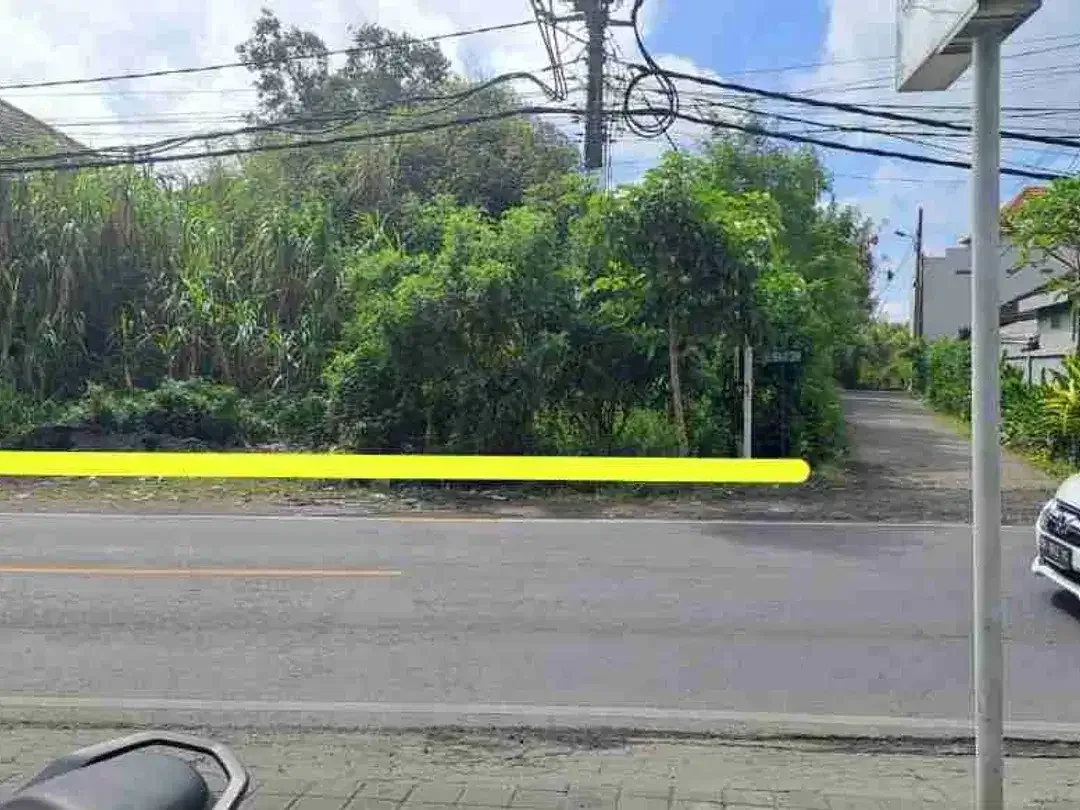 Tanah Hook (2 jalan)  Pinggir Jalan Utama Uluwatu Pecatu Kuta Selatan Badung Bali - Image 1 of 8