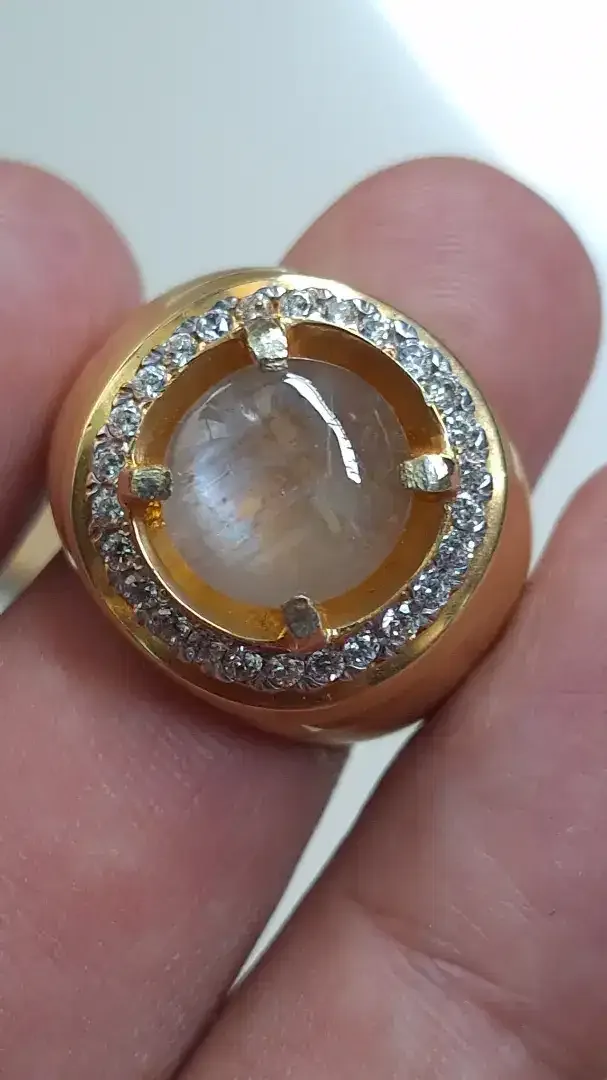 Natural yellow star sapphire srilanka / Mirah cempaka ceylon - Image 4 of 5
