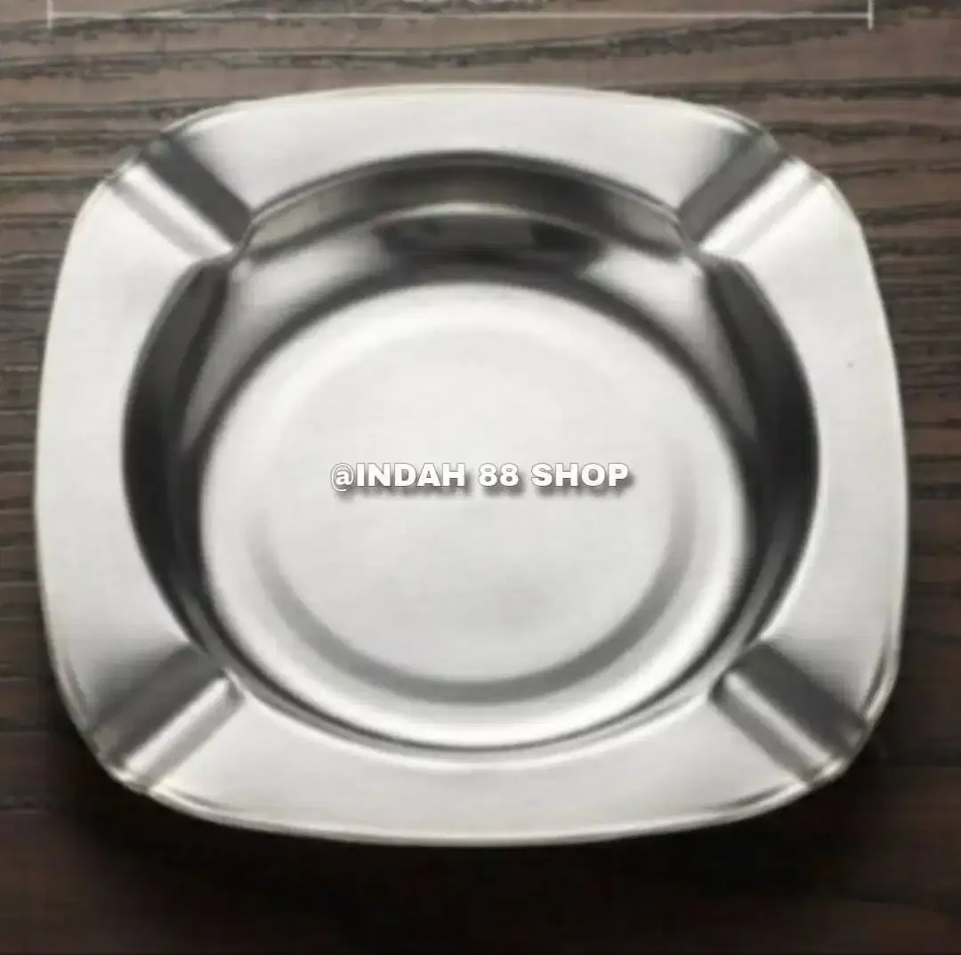Asbak Bulat Stainless / Asbak Murah / Asbak Cafe - Image 2 of 2