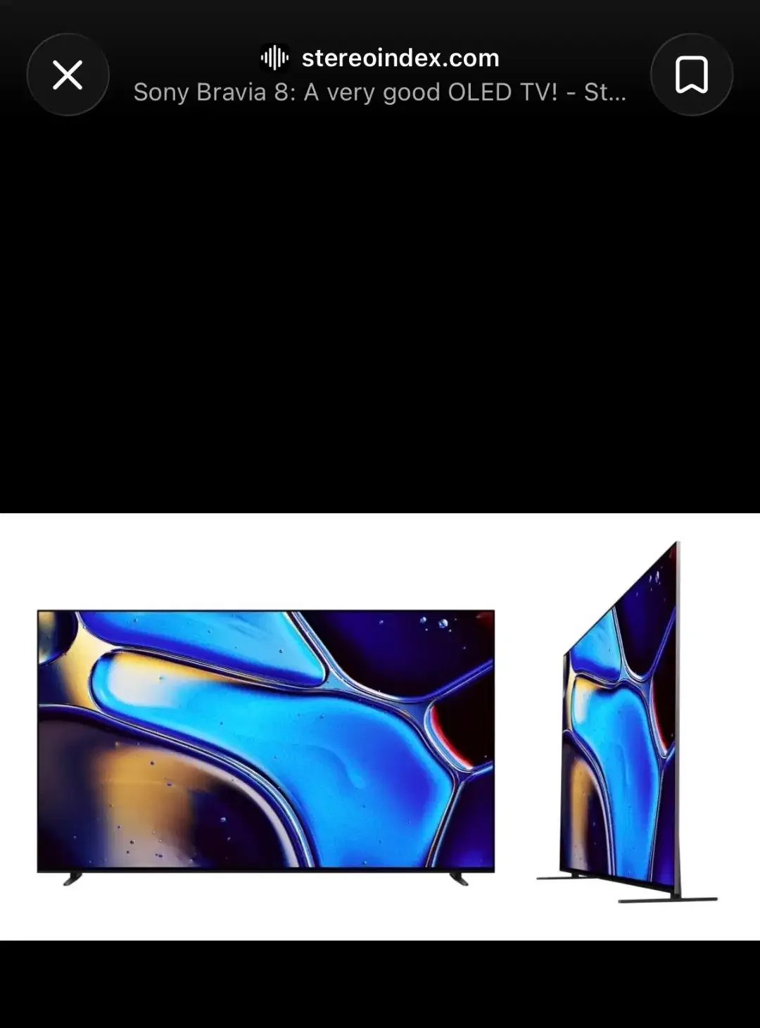 Sony BRAVIA 8 OLED TV – Rp25.000.000 - Image 1 of 1