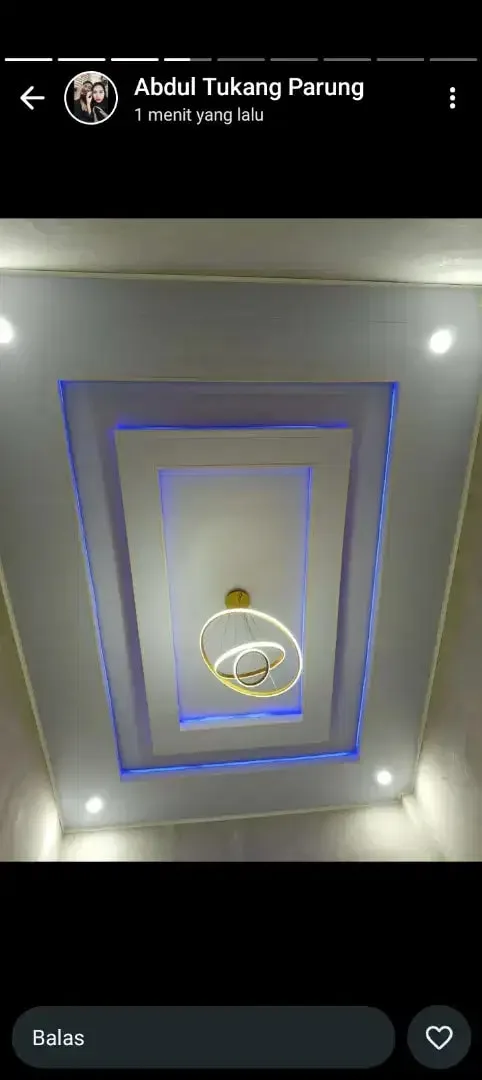 Plafon Pvc glosy terkini modern murah - Image 4 of 5