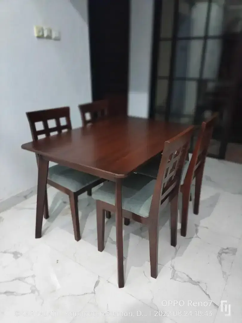 Set kursi cafe Mahoni - Image 8 of 10