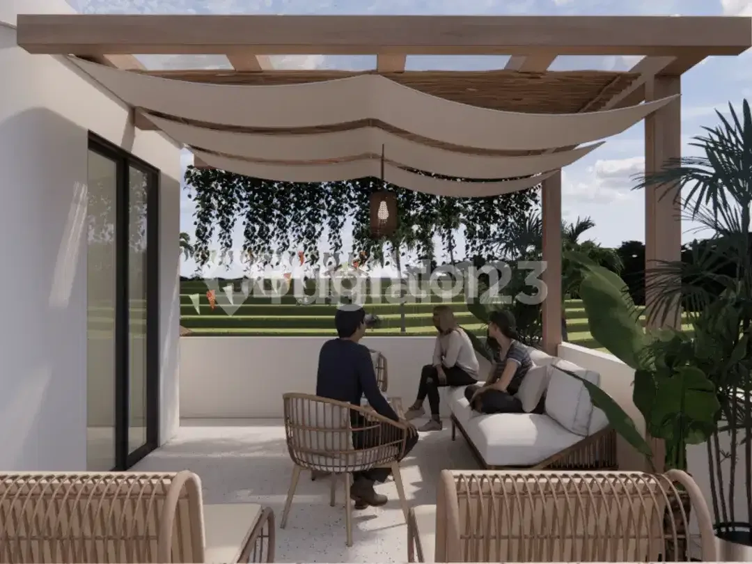 VILLA PREMIUM VIEW SAWAH DI DEKAT JALAN RAYA CANGGU, FULL FURNISHED - Image 8 of 8