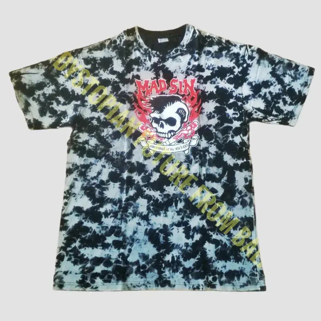 T-shirt Tie Dye Band Mad Sin - Survival Of The Sickest! - Image 1 of 4