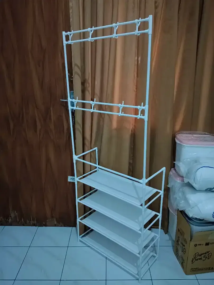 Promo Rak Serbaguna Gantungan Baju,sepatu dll Uk.60x25x150cm - Image 2 of 5