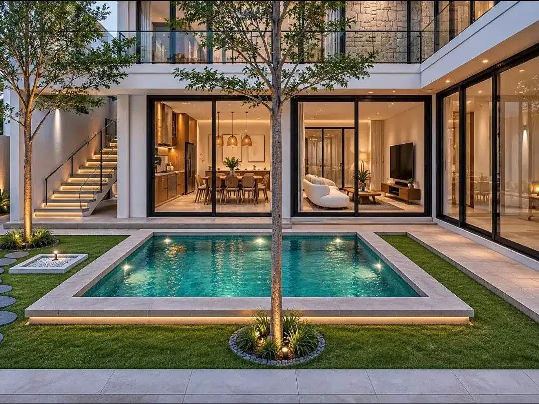 Vila Tropis Modern dengan Pemandangan Sawah di Canggu Berawa – 5 Menit ke Pantai - Image 4 of 6