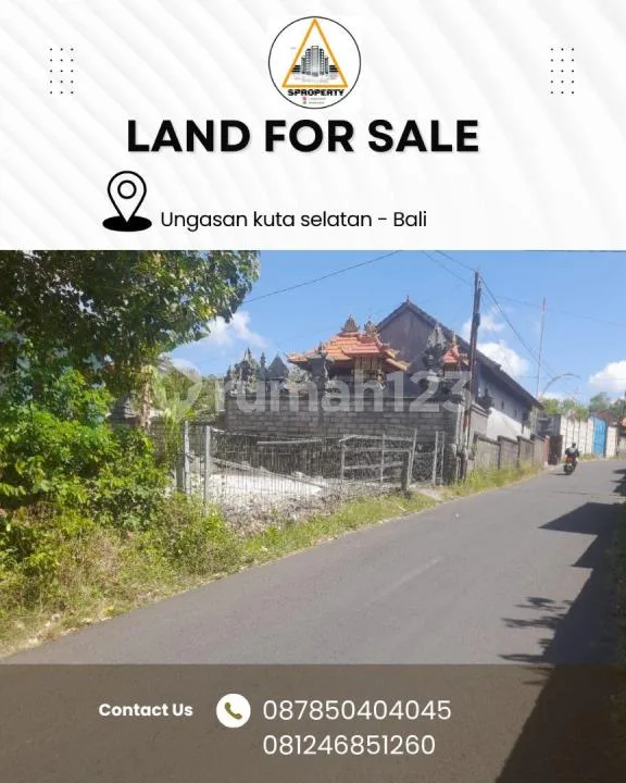 Dijual Cepat Tanah Lokasi Ungasan Jln. Taman Paradise / Dekat dengan Nirmala Ungasan - Image 1 of 4