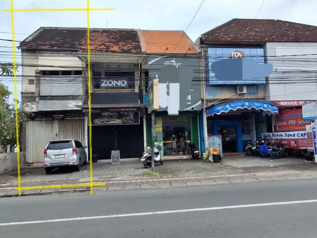 Ruko Strategis di Pusat Kota Dijual, di Tukad Yeh Aya, Renon Area - Image 1 of 6