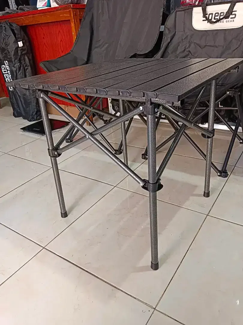 170rb BARU-Meja Camping Lipat Outdoor portable 50x53x49cm Bahan kuat - Image 4 of 4