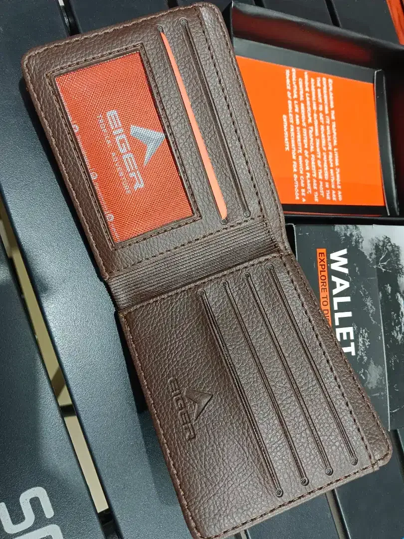 PROMO 100rb BARU-Dompet Eiger 100% Original Bahan Kulit sintetis - Image 3 of 5