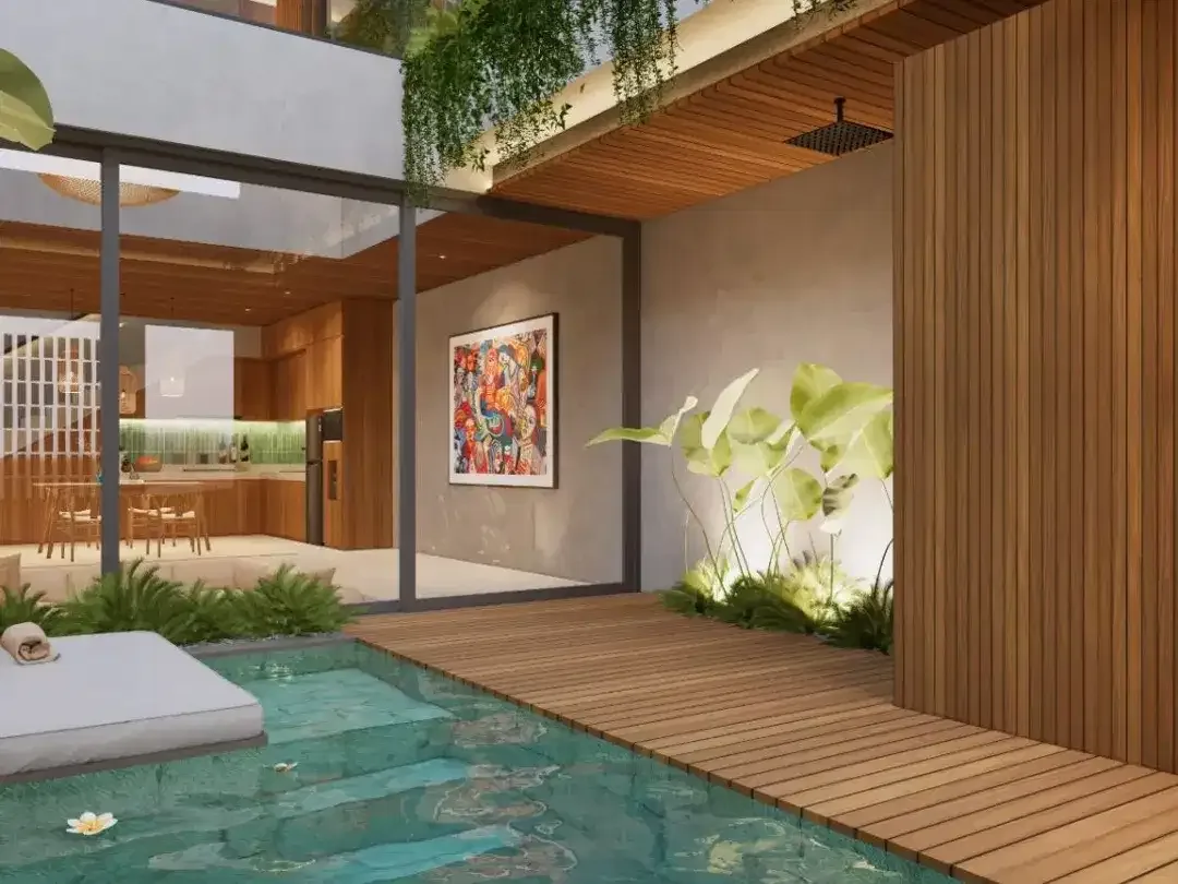 Exclusive 29-Year Leasehold Villa n Canggu with Private Pool, Walking Distance to Lifestyle Destinations – Modern Tropical Design - Image 8 of 10