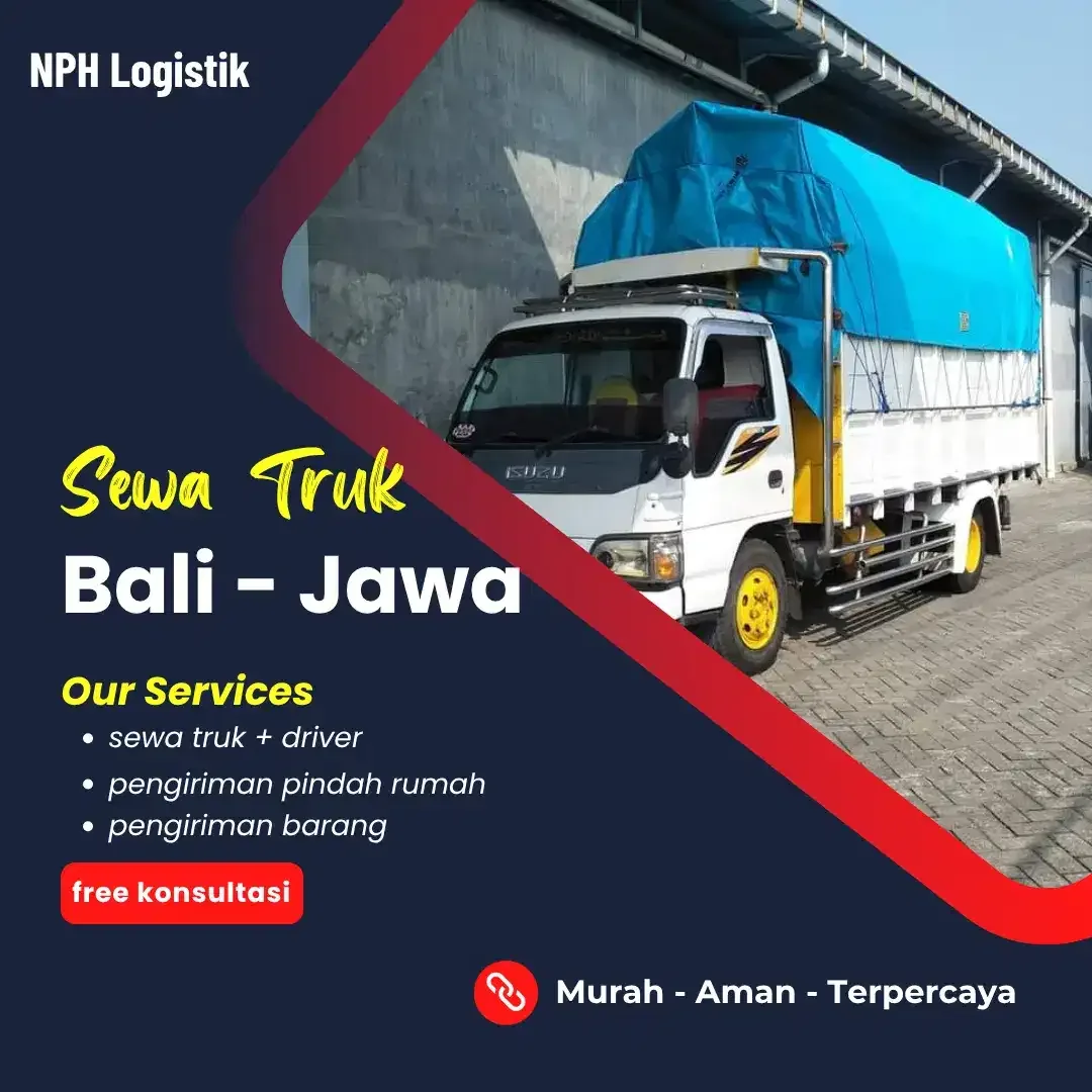 Jasa angkut Bali sewa truk pindah rumah Bali Jawa - Image 1 of 1