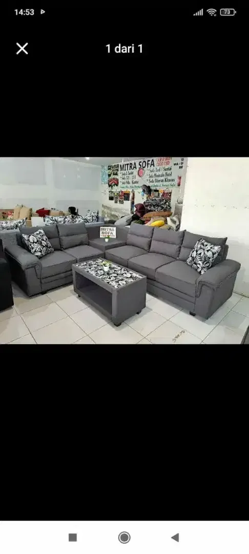 Sofa Minimalis Interior , Mitra Sofa Ramayana, Kredit Terima Service - Image 6 of 10