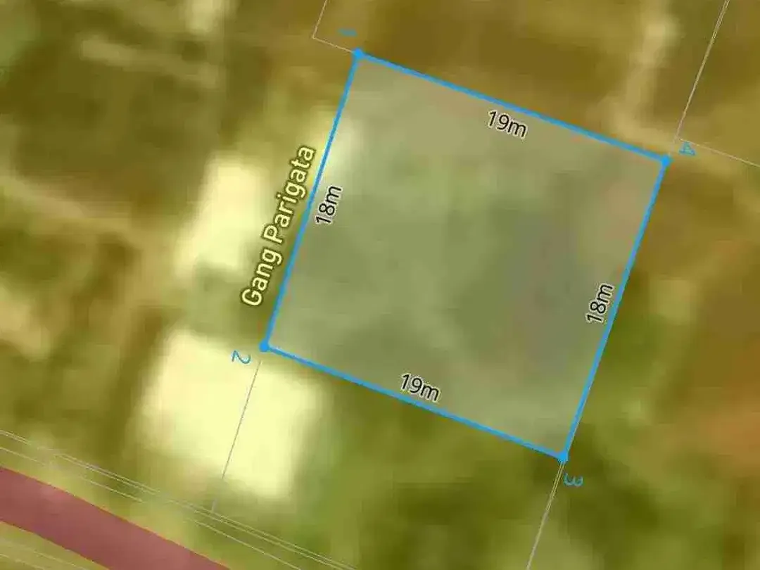 DI JUAL TANAH MURAH SUDAH BISA LANGSUNG DI BANGUN PENGILIAN DEKAT PERBATASAN CANGGU PADONAN - Image 4 of 7