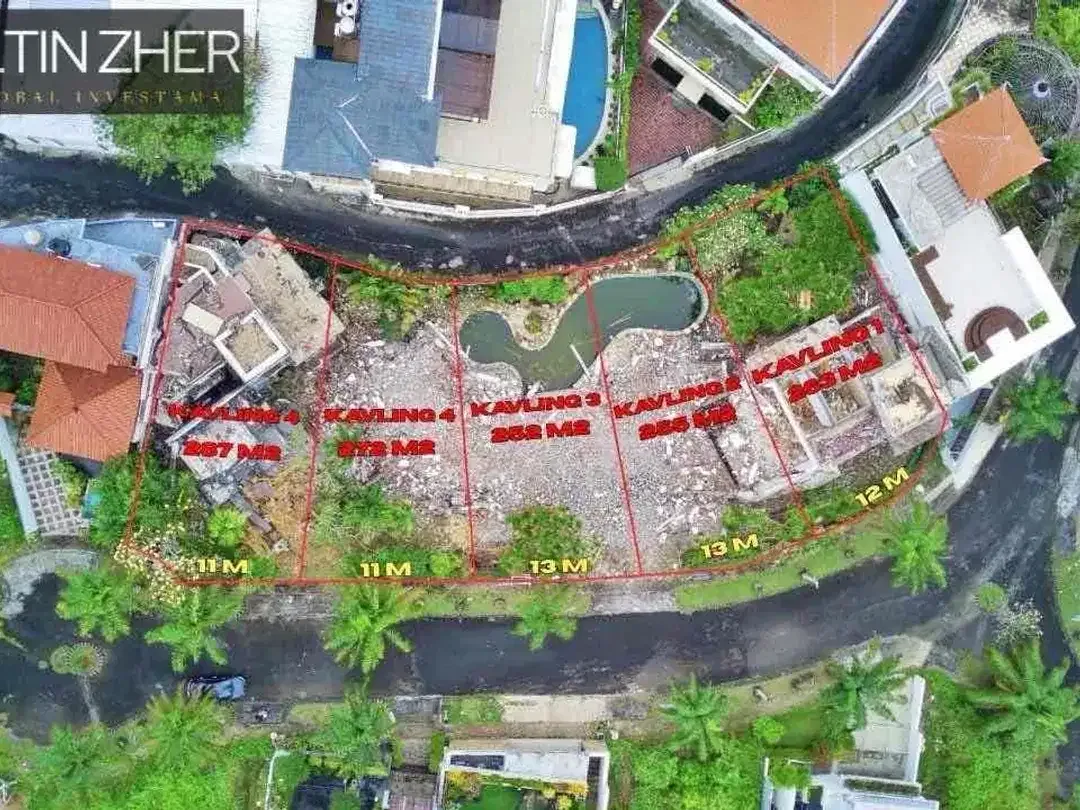 Tanah kavling full SeaView lokasi di kompleks Benoa residence Nusa dua - Image 2 of 9