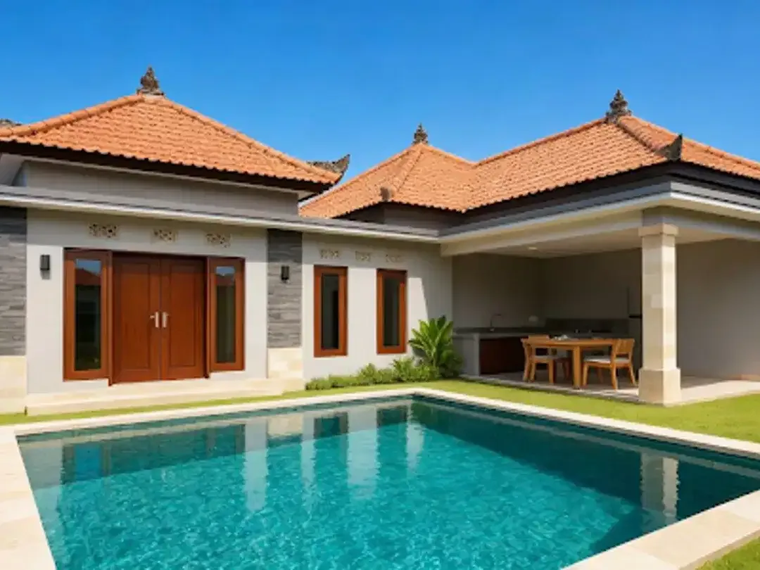 Villa Desain Tradisional di Pering dan Saba Gianyar Bali - Image 3 of 10