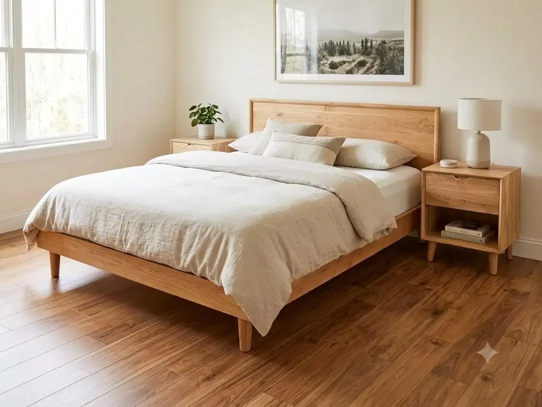 Tempat tidur minimalis dan meja nakas - Image 1 of 2