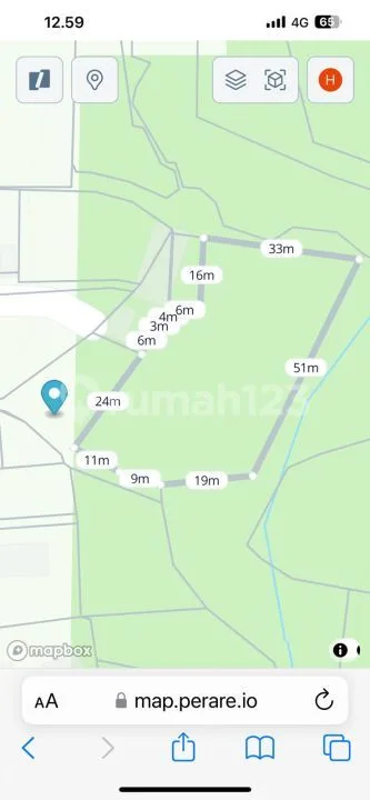 Dijual Cepat Tanah Los Sungai di Pusat Ubud, Bali - Image 2 of 4