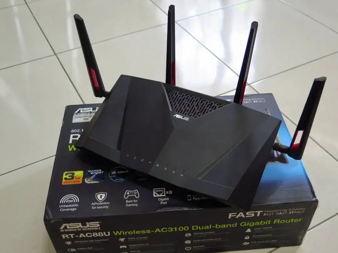 Asus RT-AC88U Dual Band AC3100 Wireless Gaming Router - Image 3 of 5