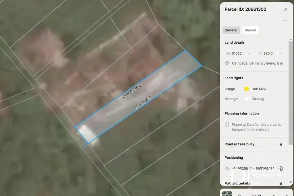 FREEHOLD LAND IN SINGARAJA NEAR LOVINA - 9.15 ARE - Image 3 of 4