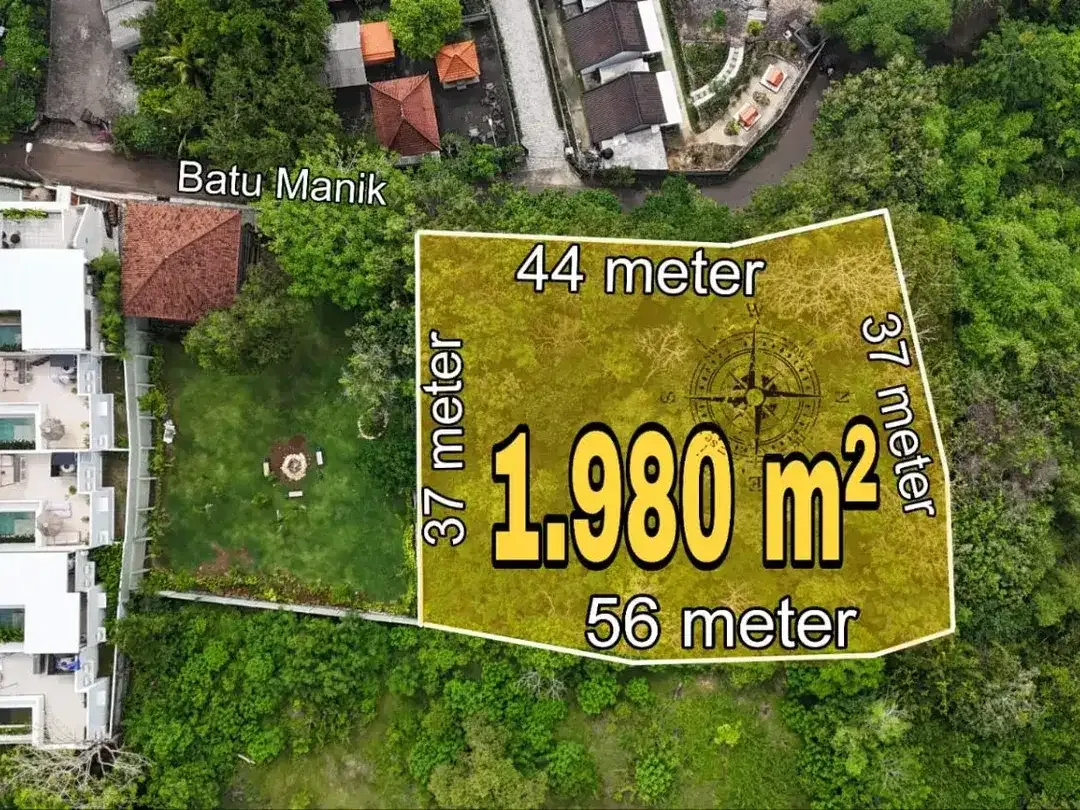 Tanah Strategis Dekat Tebing Pantai di Uluwatu Bali - Image 2 of 10