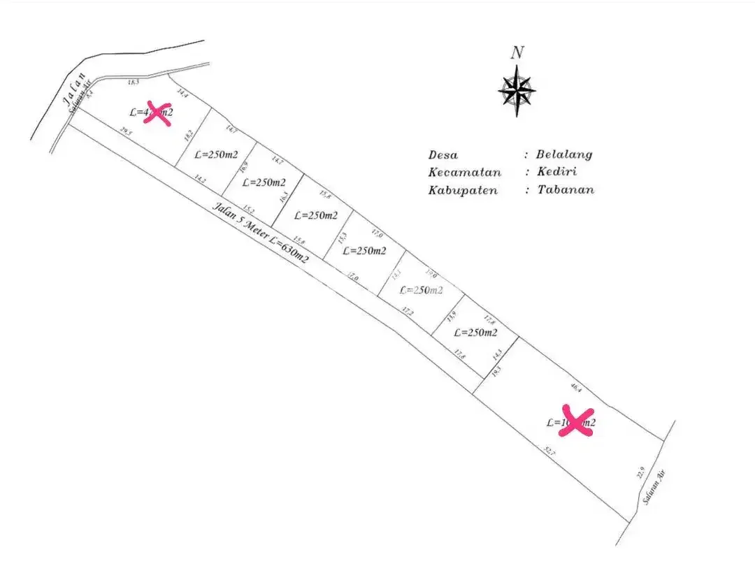 For Sale PREMIUM LAND CLOSE TO KEDUNGGU BEACH - Image 2 of 3