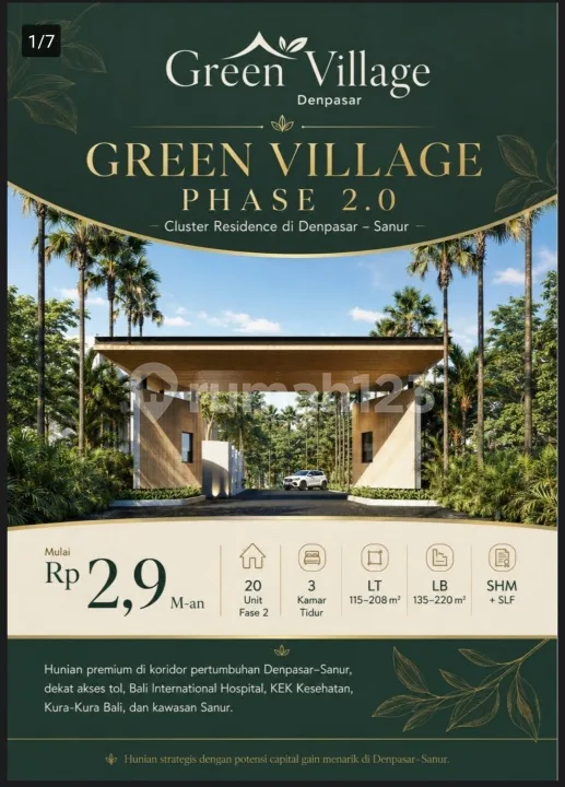 Rumah Baru Modern Dalam Cluster Ekslusif Denpasar Selatan, Dekat Tol dan Kawasan Ekonomi Khusus Kura2 - Image 2 of 4