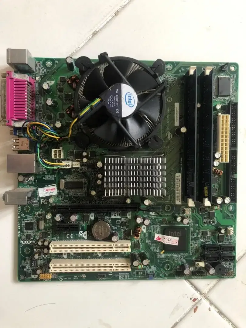 Mobo dan Intel Core 2 Duo E7500 serta GPU - Image 4 of 6