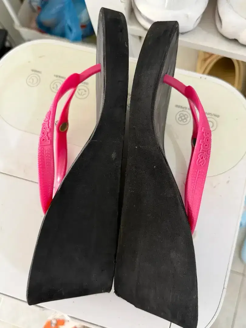 For Sale Preloved Sandal Wedged Popits Original Counter sixe M - Image 2 of 7