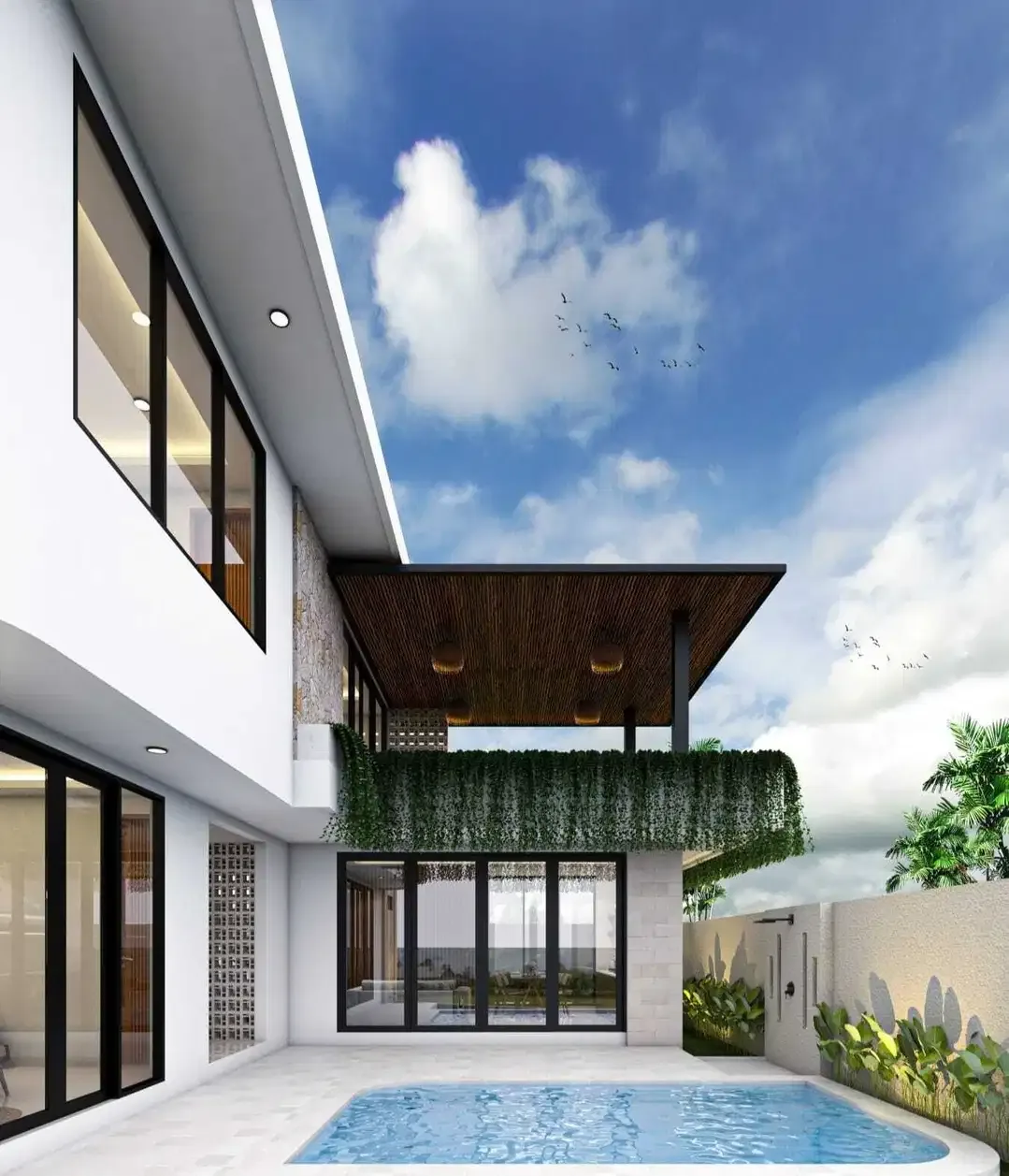 Modern Villa Cemagi Near Beach - Image 5 of 10