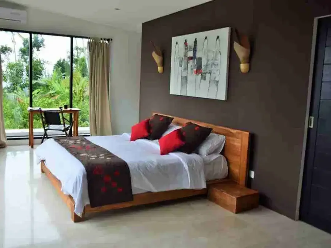 LUXURY MODERN VILLA JUNGLE VIEW AND VALLEY IN TEGALALANG UBUD BALI - Image 10 of 10