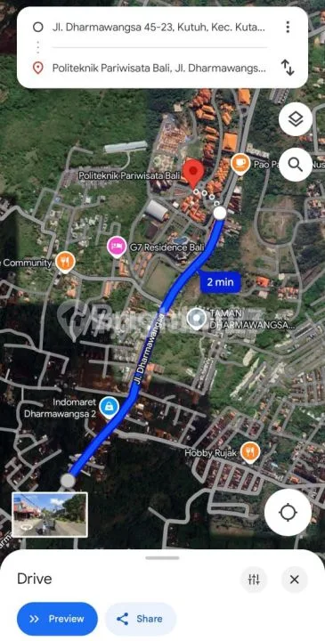 Dijual 3unit Ruko 3lantai di jl.dharmawangsa,kutuh, nusa dua - Image 2 of 3