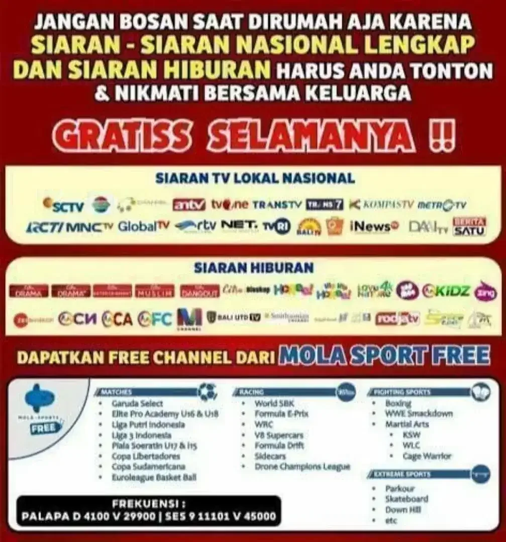 ANTENA PARABOLA MINI TANPA BERLANGGANAN AREA KOTA DENPASAR - Image 2 of 10