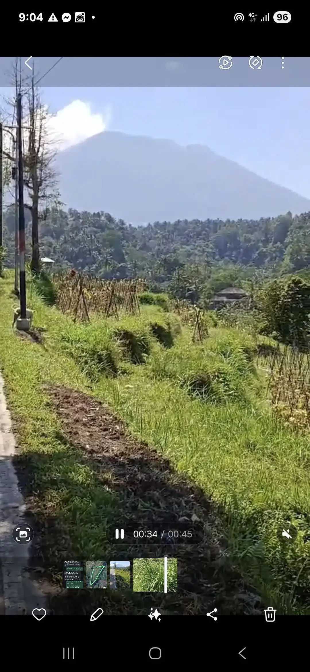 Land 20a for Sale close to Sidemen Traditional Village Bali - Image 6 of 10