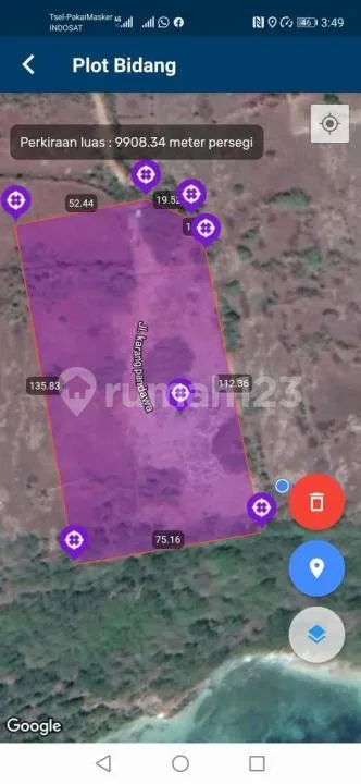 Tanah Luas Strategis Hadap Laut Pantai Karang Pandawa, Kutuh - Image 1 of 2