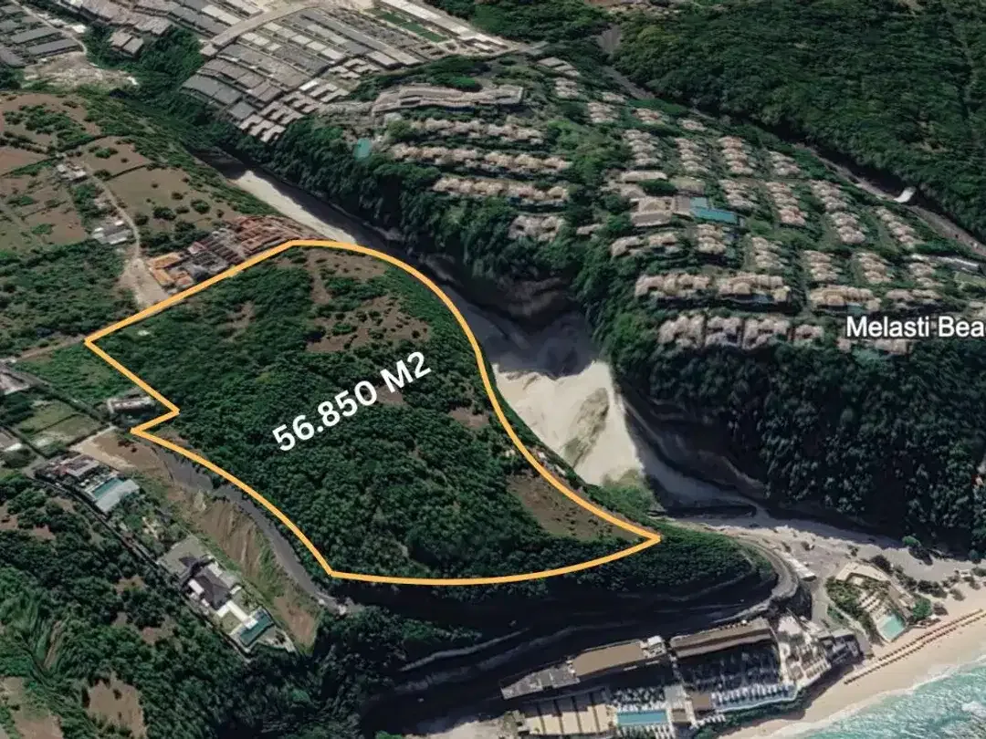 FOR SALE - PREMIUM CLIFFSIDE LAND WITH PANORAMIC OCEAN VIEW UNGASAN, BALI - Image 2 of 5