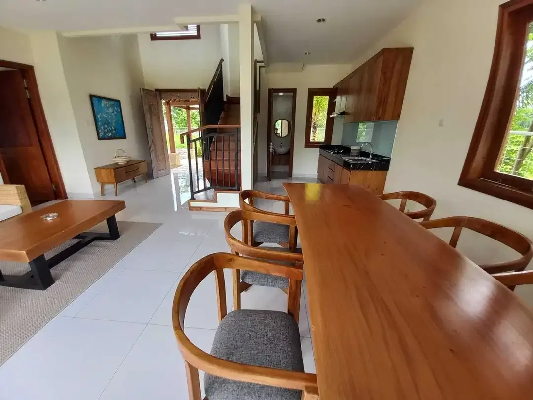 VILLA UBUD FULLY FURNISHED FOR RENT VIEW PADDY FIELD - Image 2 of 9