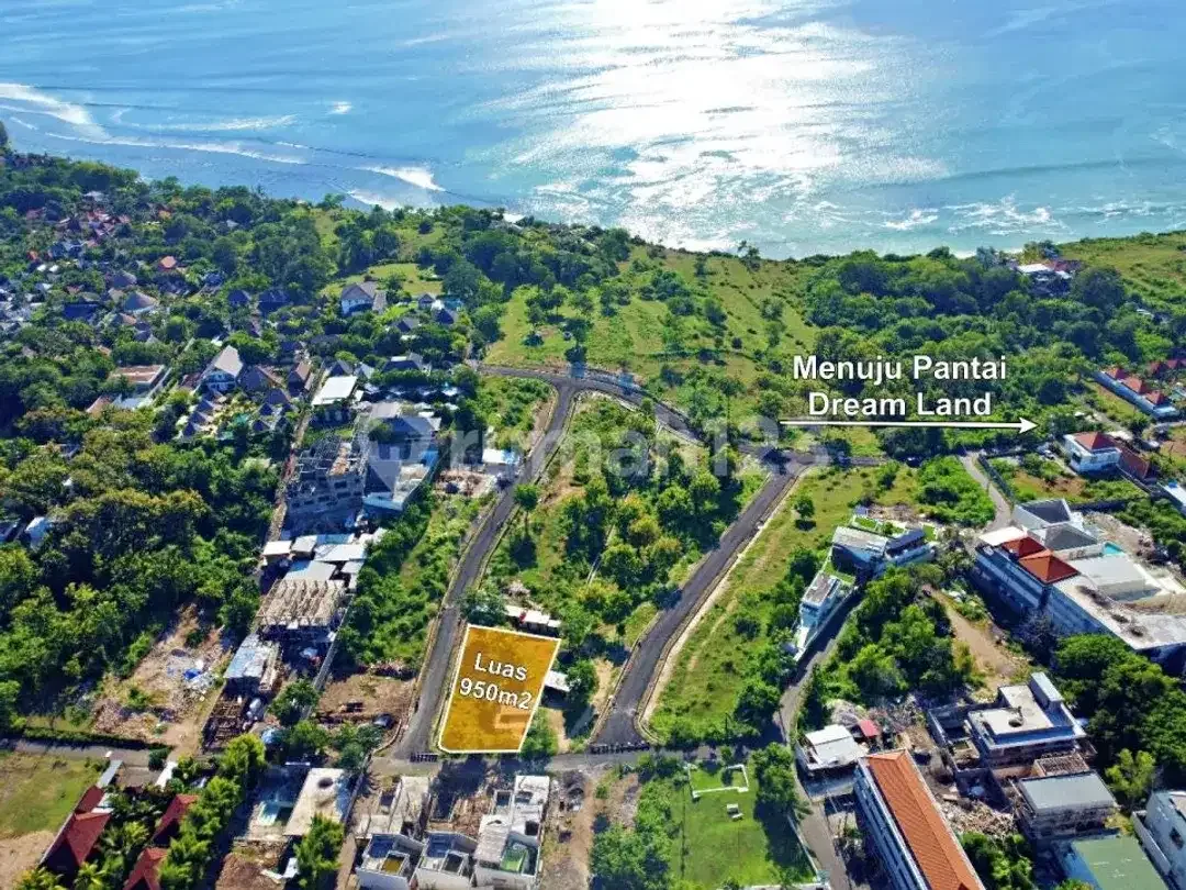 Investasi Premium Bingin Pecatu Bali - Tanah 9,5 Are View Laut, Cocok Villa & Guesthouse - Image 3 of 4