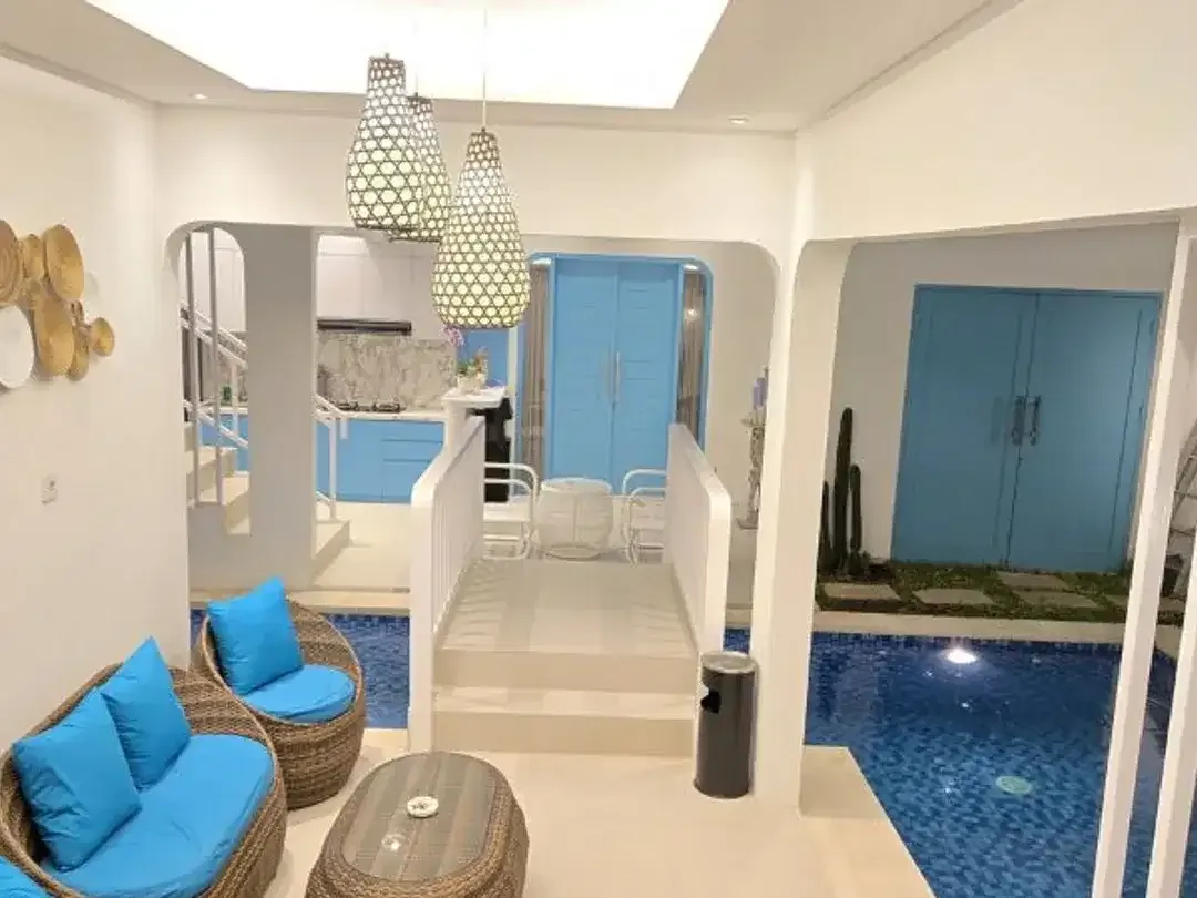 BRAND NEW SANTORINY VILLA NEAR TO MELASTI BEACH IN PECATU BADUNG - Image 2 of 7