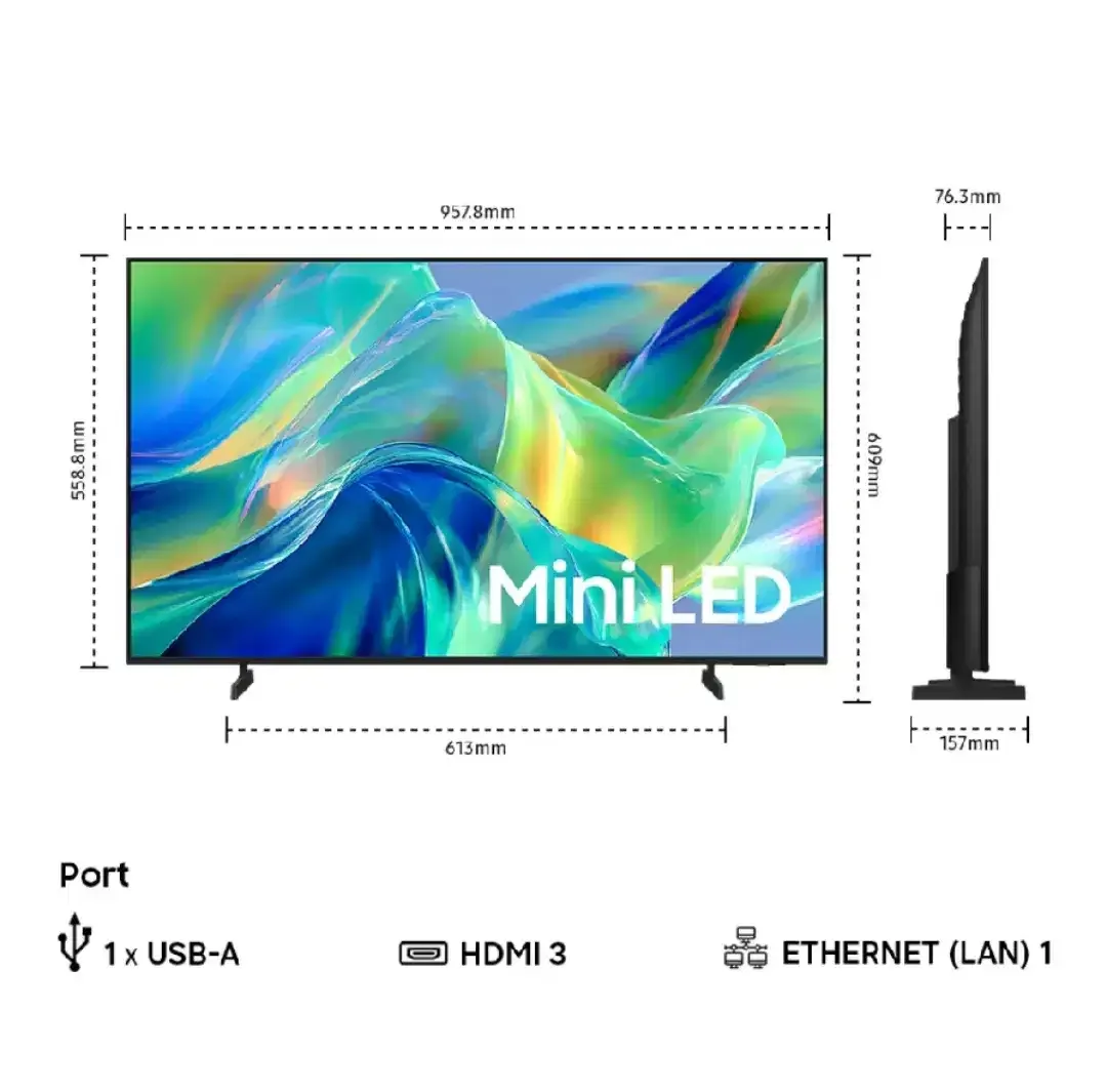 MiniLed Samsung 43 SmartTV 4K UHD Netflix YouTube Digital BARU Resmi - Image 4 of 7